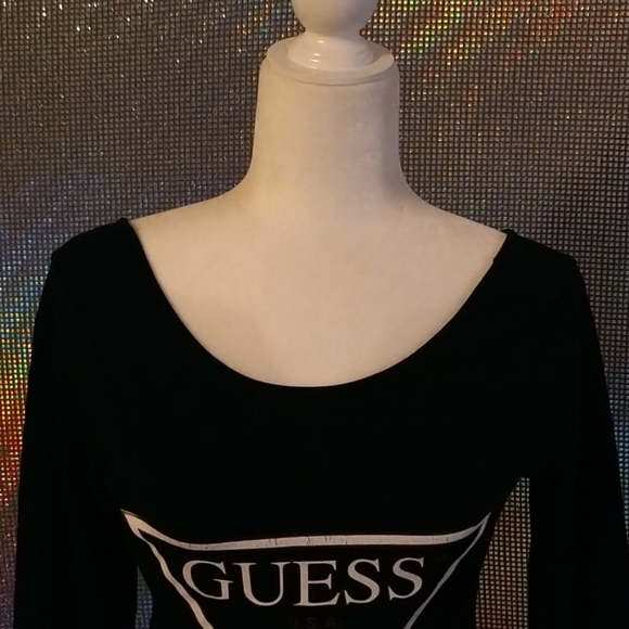 Cute Guess Off The Shoulder Top W/ Low-Cut Back, & - Picture 3 of 5